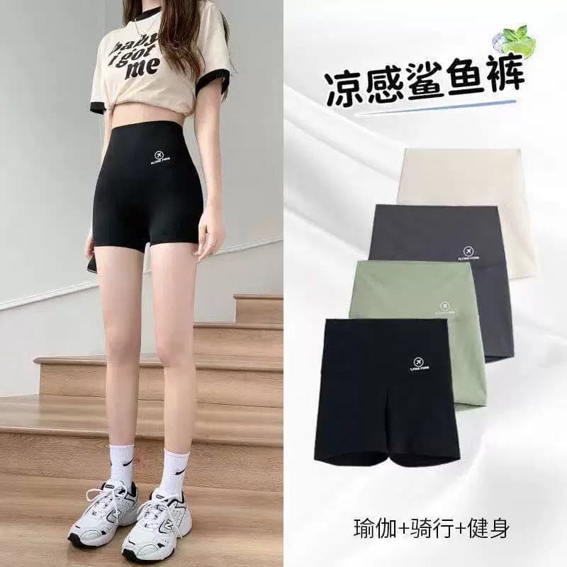 r鲨鱼短裤穿夏季薄款安全裤防走光收腹提臀高腰无痕冰丝打底裤kk