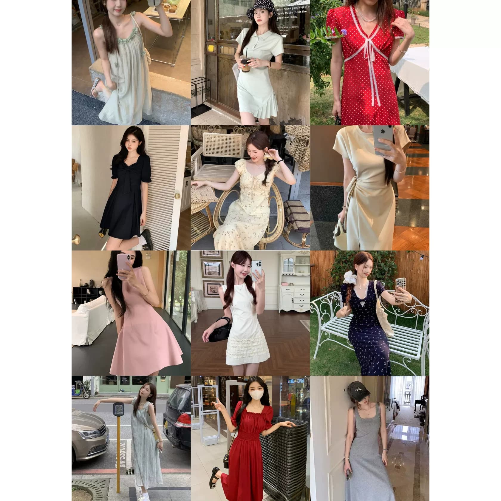 DM 2026夏季法式绝美V领碎花连衣裙女气质收腰长裙茶歇裙
