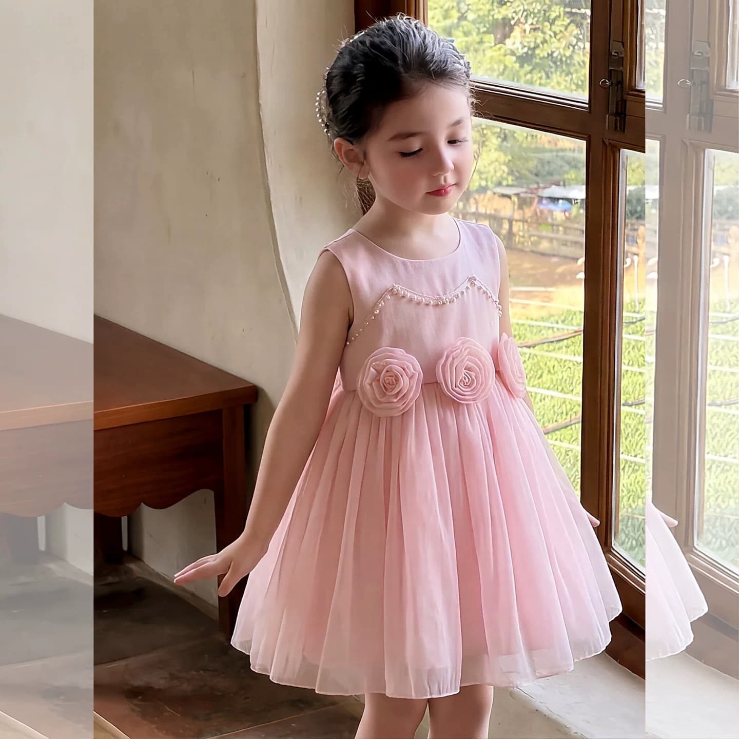 纱裙女童连衣裙夏季2026新款儿童礼服裙子夏装女宝宝公主裙背心裙