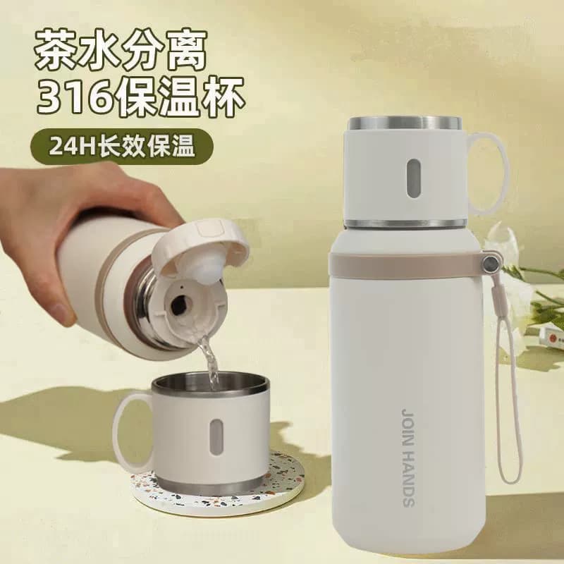 高档316不锈钢保温杯大容量户外水壶茶杯男女学生便携茶水杯