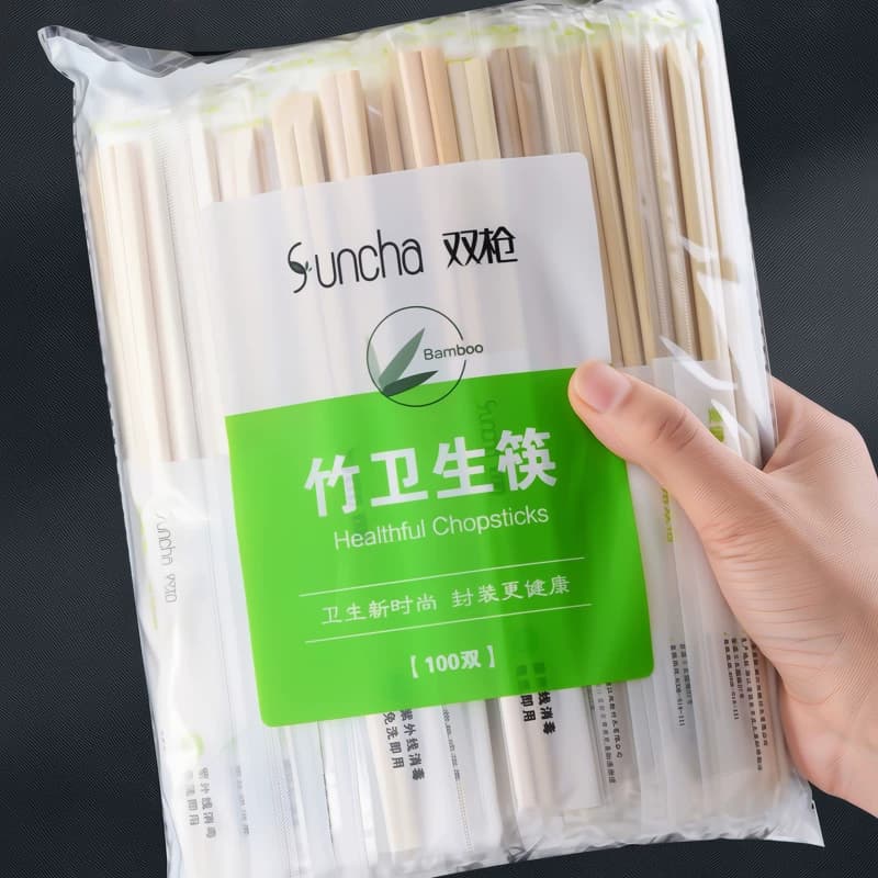 一次性筷子高品质家用饭店外卖专用天削竹筷方便卫生独立装免洗