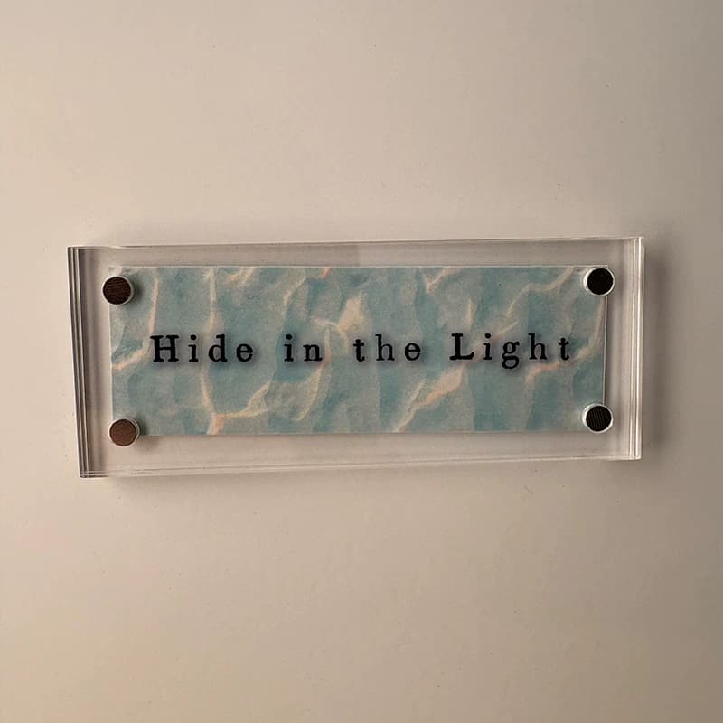 “Hide in the Light”躲在光里 怪奇物语冰箱贴装饰品2026新款