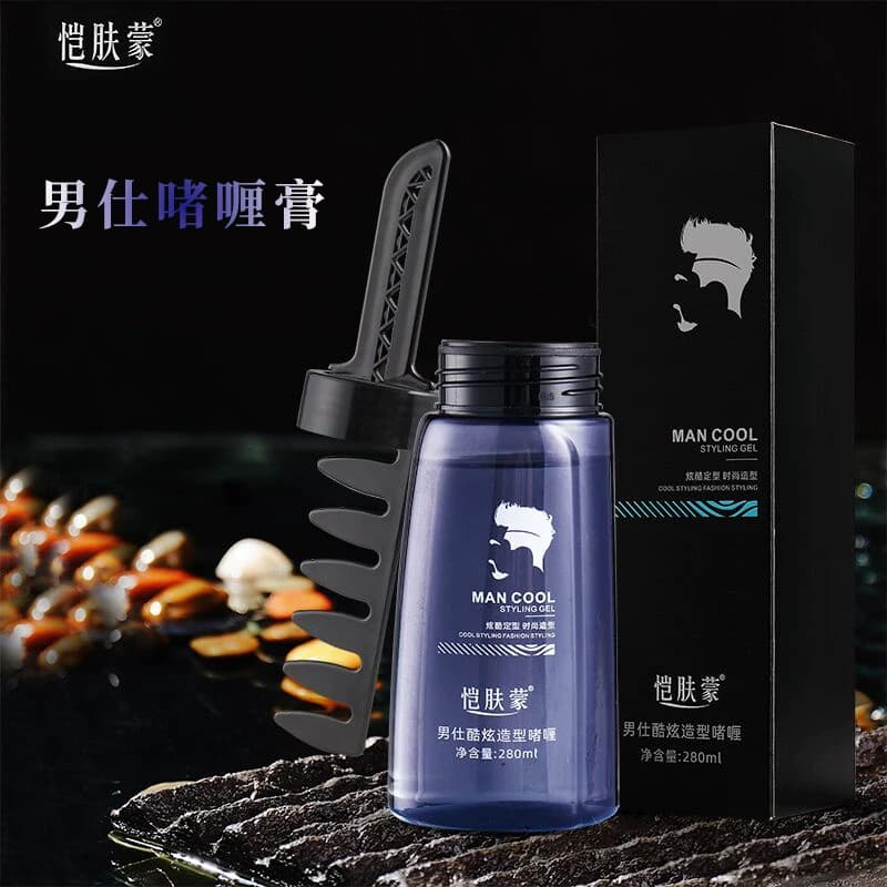 恺肤蒙啫喱膏【正品保证厂家直发】一梳酷油头梳定型保湿请香