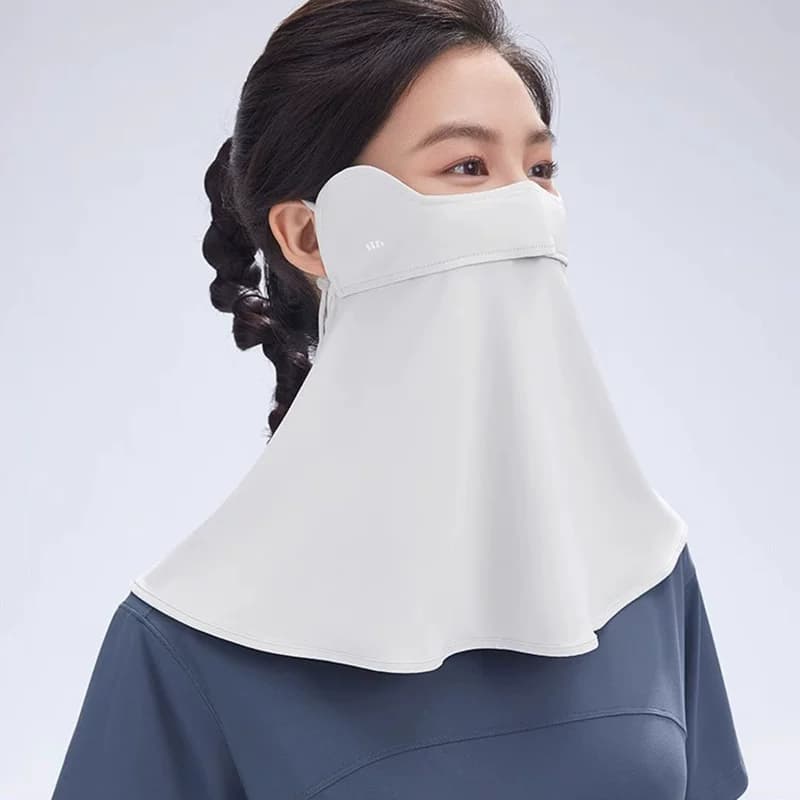 蕉下护颈防晒面罩焦下口罩女遮阳护脖一体脸基尼开车骑行脸罩面纱