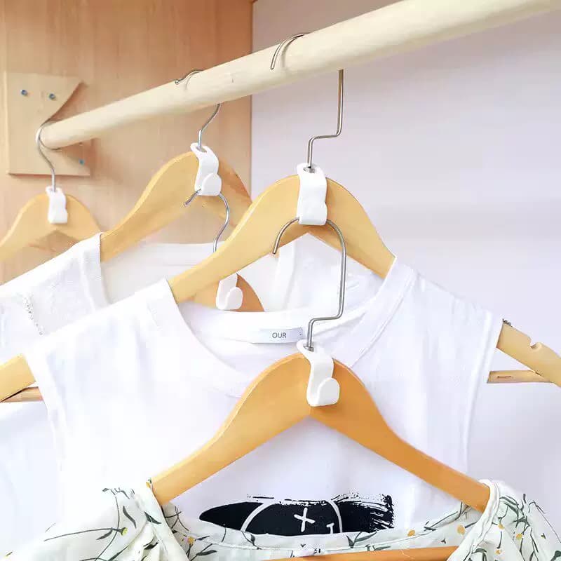 宿舍挂衣服神器塑料挂钩加厚可叠加连接扣挂钩子居家衣架连接挂钩