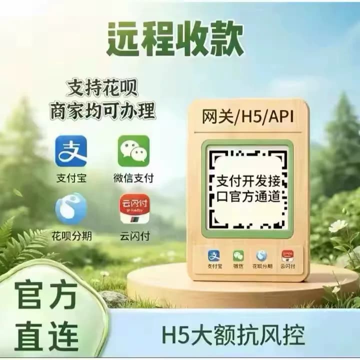 远程收款码异地线上支付h5动态收款码小程序支付 防风控DO