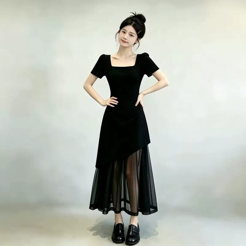 -清仓福利-新中式绝美连衣裙女夏季显瘦气质连衣裙WS