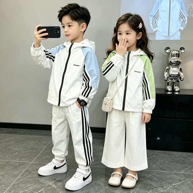 2026新款儿童防晒衣男女童夏季冰丝皱透气防紫外线外套宝宝防晒服