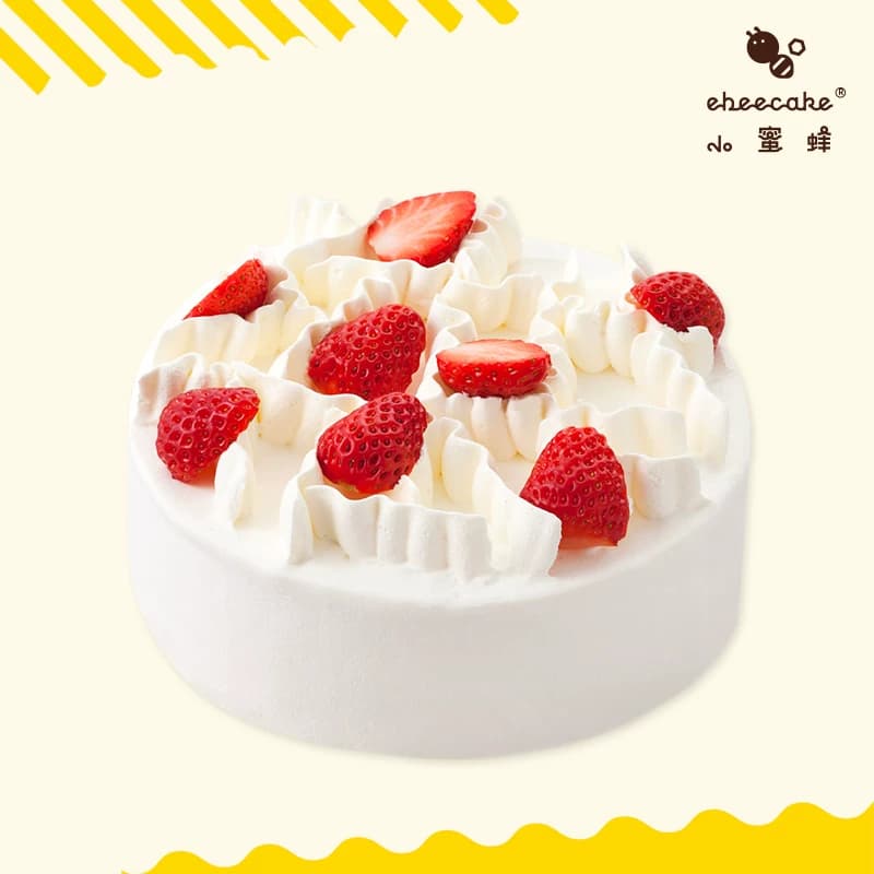 ebeecake小蜜蜂蛋糕草莓冰激凌蛋糕生日蛋糕北京同城蛋糕冰淇淋