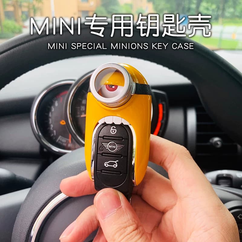 专用于mini迷你车钥匙壳钥匙扣车钥匙套钥匙包钥匙链cooperone