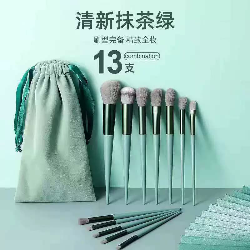 13件套化妆刷套装眼影腮红散粉高光修容唇刷美妆工具