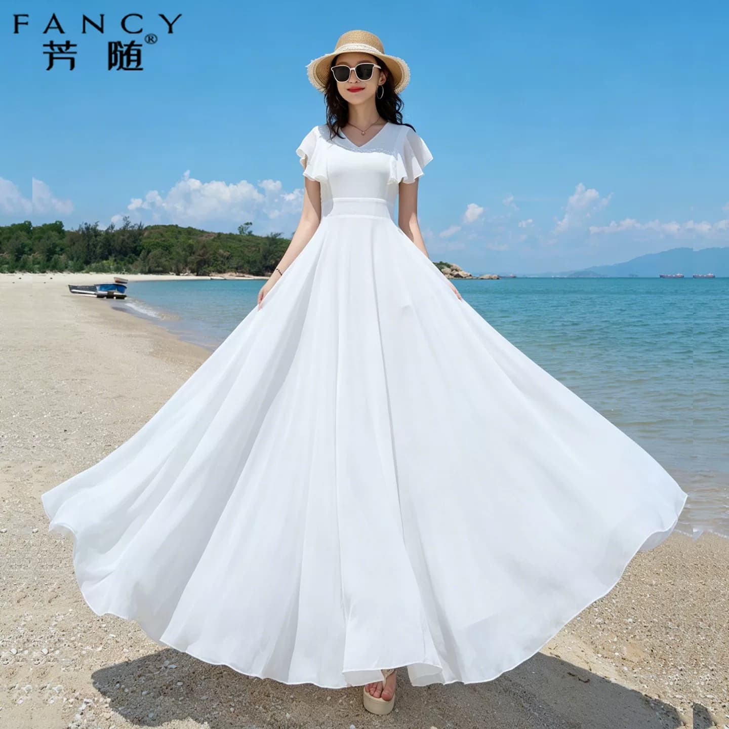 2026巨好看连衣裙女夏季新款气质超仙高级感绝美海边穿搭沙滩裙