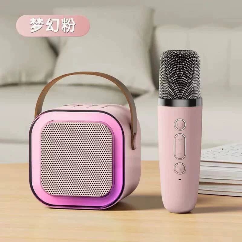 蓝牙音响麦克风一体机KTV音效声卡修音语音点歌家庭K歌套装N