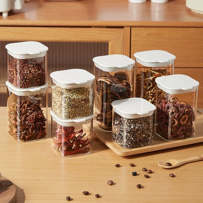 香料收纳盒食品级厨房八角桂皮干辣椒花椒大料密封罐分装瓶调料罐