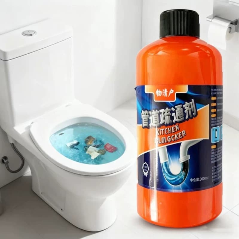 【300ML】管道疏通剂液强力溶解下水道神器小飞虫虫卵双杀除臭