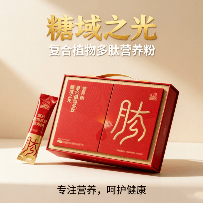 糖域之光复方植物多肽营养粉配料含乳清蛋白肽苦瓜粉牛磺酸花青素