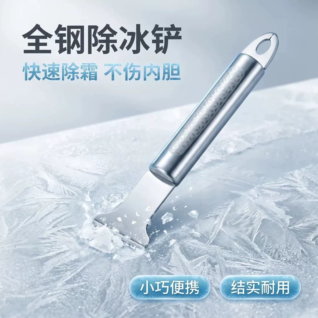 【正品】冰箱除冰铲专用电冰箱冰柜除霜铲冷冻加厚不锈钢除冰铲子