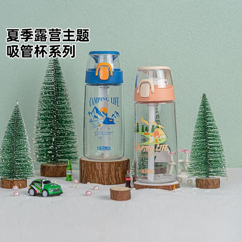 【特价清仓】膳魔师儿童吸管杯夏季宝宝水杯大容量儿童鸭嘴水杯