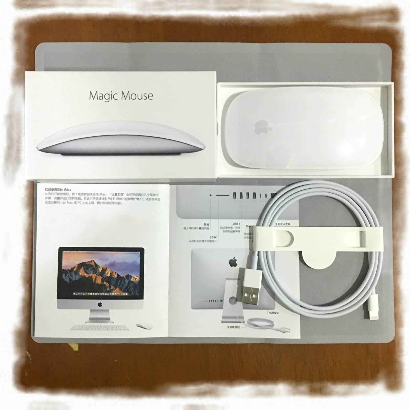 苹果蓝牙鼠标magic mouse usb-c国行无线充电ipad全新mac电脑鼠标
