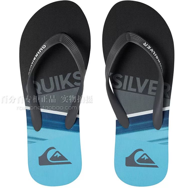 Quiksilver2026包邮新款凉拖防滑沙滩鞋潮牌男童平底度假速干休闲