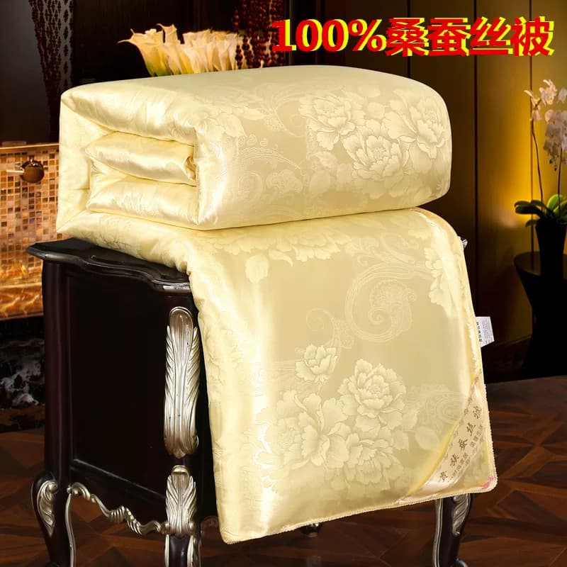 26品牌清仓婚庆桐乡手工蚕丝被100 桑蚕丝结婚空调被春秋被冬加厚