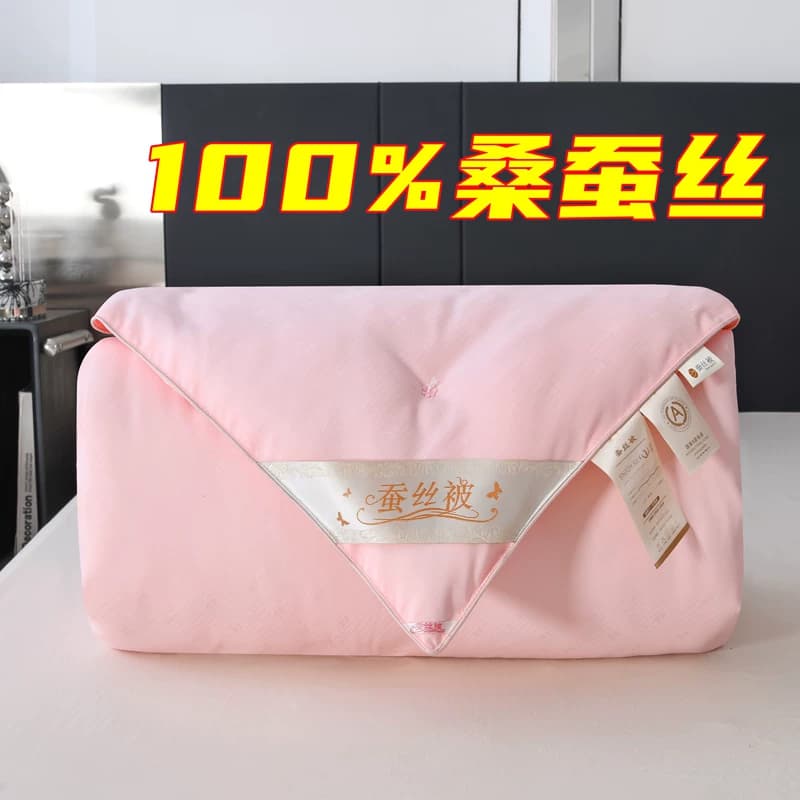 35清仓江南桐乡蚕丝被春秋100%双宫茧桑蚕长丝冬被子四季手工被芯