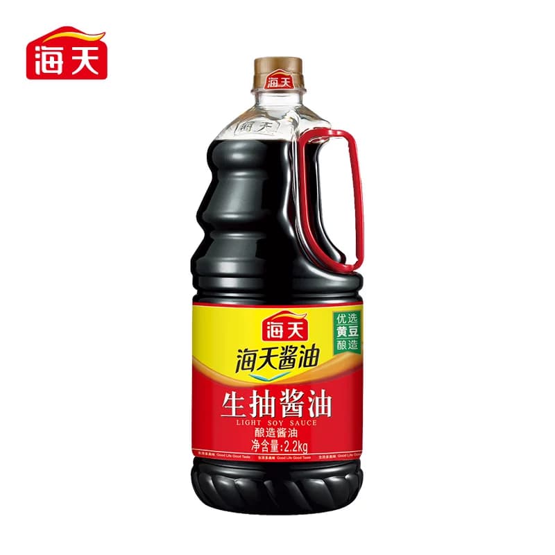 海天生抽酱油2.2kg优选黄豆酿造家用厨房炒菜烹饪 - 缩略图2
