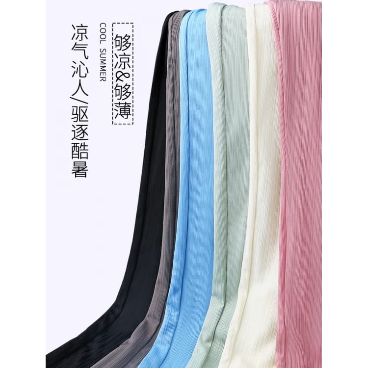 冰丝阔腿裤女夏季薄款2026新款休闲高腰垂感窄版直筒 - 缩略图5