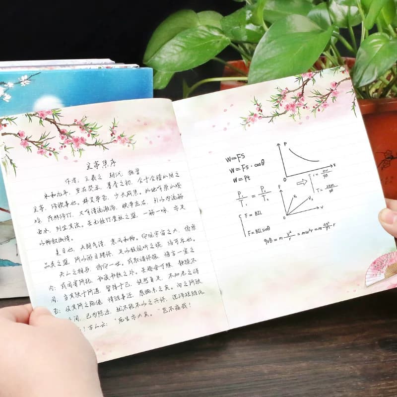 古风线装本手账笔记本子日记事本精致复古计划本学生文具空白牛皮 - 缩略图4