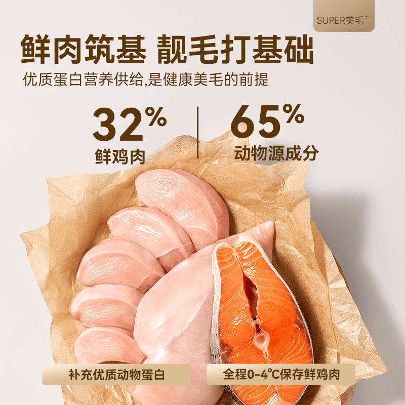 麦富迪舒然鱼油猫粮美毛靓毛添加80%高纯度鱼油成幼猫通用猫粮2kg - 缩略图4