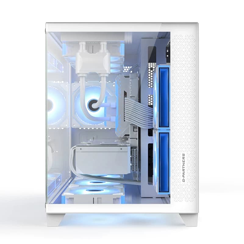 积至EVESKY 全景海景房电脑机箱台式主机m-atx侧透游戏暴风雪S920 - 缩略图5