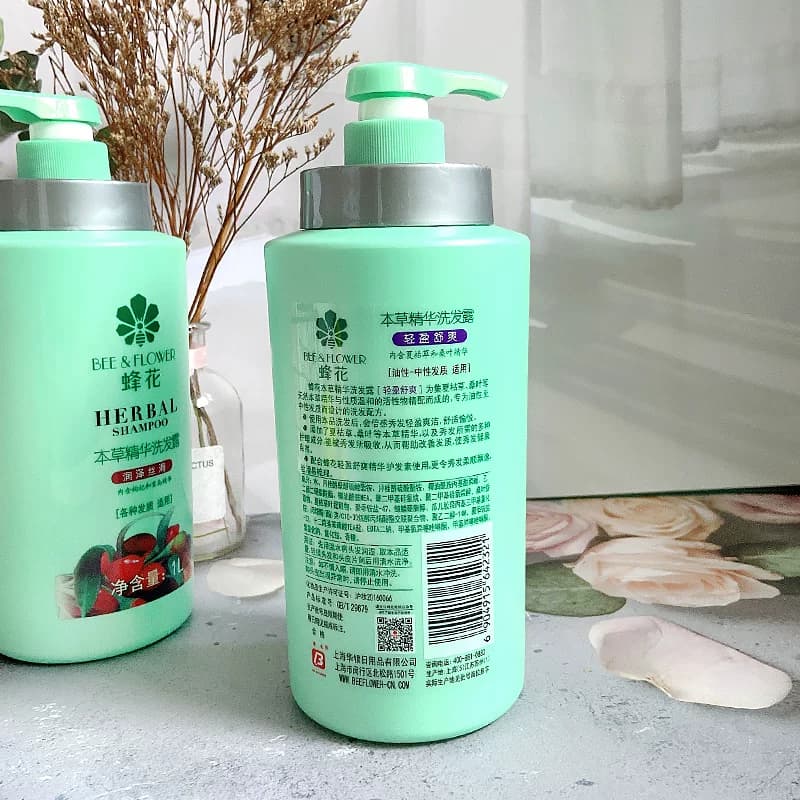 蜂花洗发水本草精华乳蓬松柔顺滑控油清爽洁头皮露大瓶容量家庭装 - 缩略图4