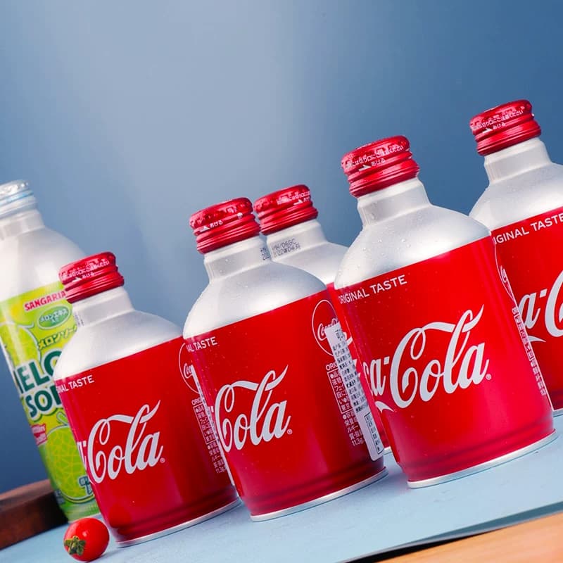 日本进口CocaCola/可口可乐子弹头300ml铝罐装碳酸饮料 - 缩略图2
