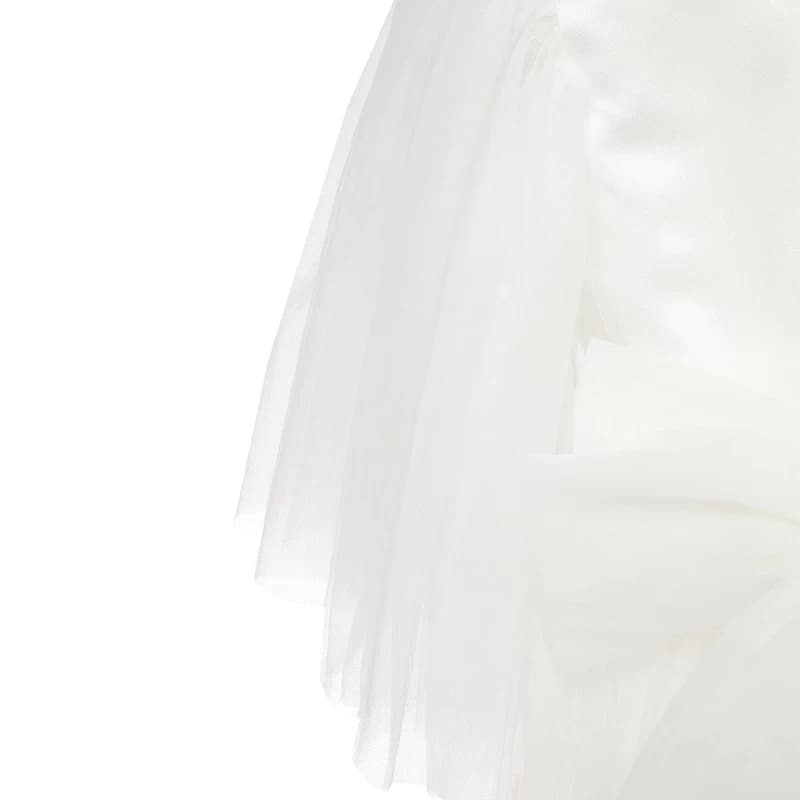 Hanakimi英国高端赫本风轻奢公主晚礼服女孩小提琴演出服儿童婚纱 - 缩略图4