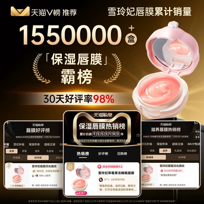 雪玲妃唇膜去死皮淡化唇纹保湿滋润补水睡眠修护防干裂唇膏女正品 - 缩略图5