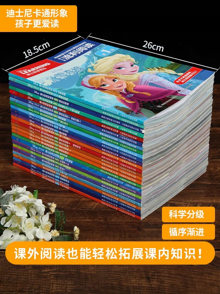 迪士尼流利阅读全套第1级第2级疯狂动物城2冰雪奇缘地球特派员注音版头脑特工队赛车总动员小学生一二年级课外阅读故事书带拼音 - 缩略图3
