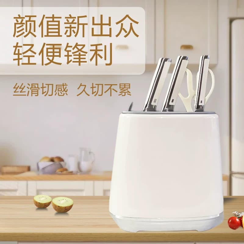 沃生德国进口厨具刀具厨房套装组合不锈钢菜刀菜板二合一辅食家用 - 缩略图4