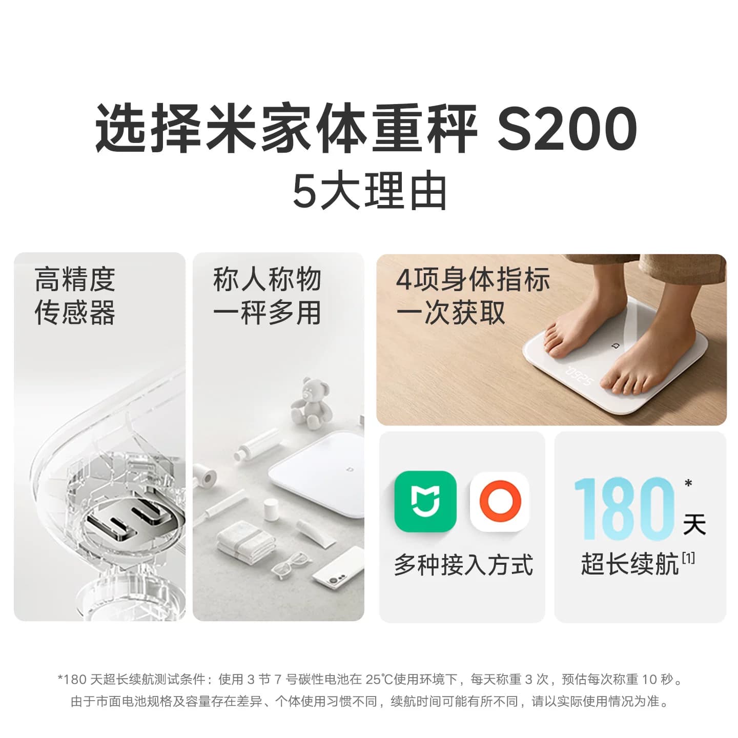 小米官方米家体重秤电子秤智能体脂秤家用精准减肥体重称人体秤 - 缩略图2