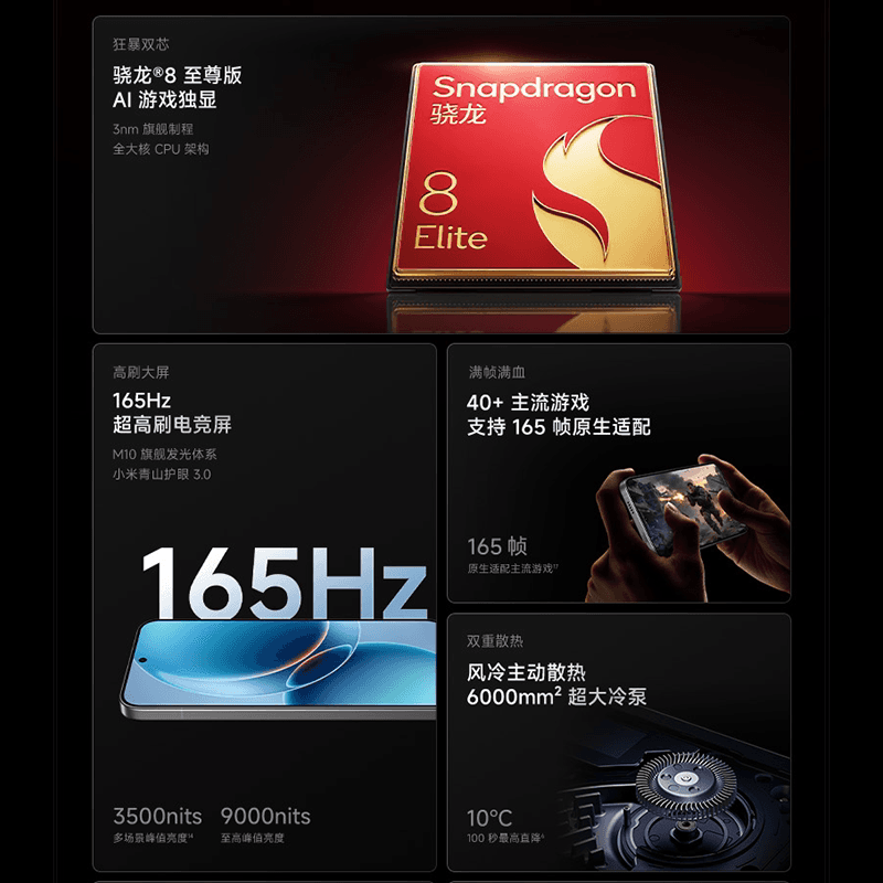 【购机享3期免息】REDMI K90 至尊版性能魔王红米手机小米手机小米官方旗舰店新品学生游戏性能旗舰电竞手机 - 缩略图3