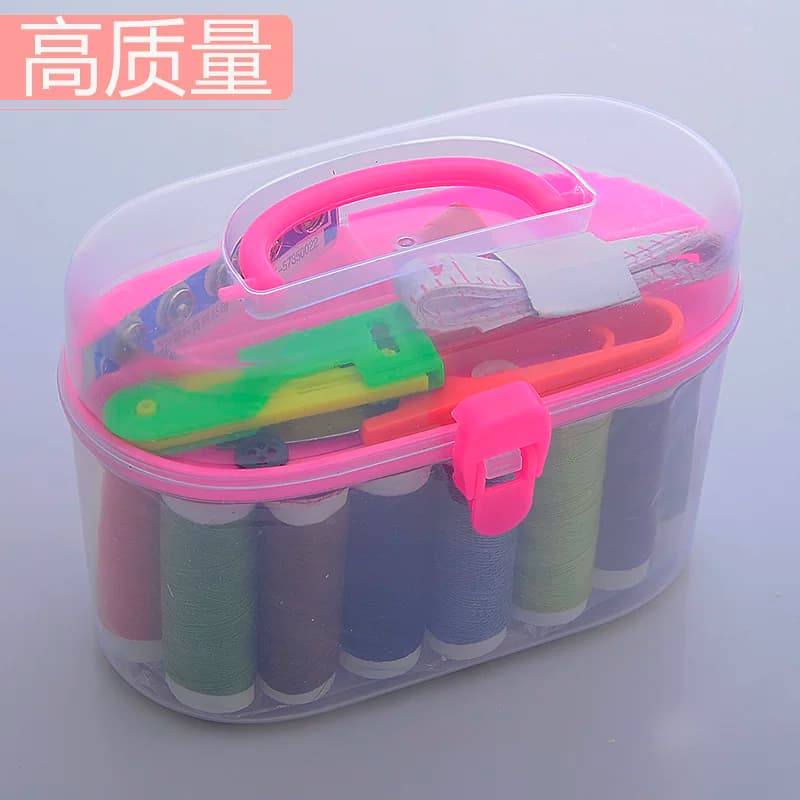 DIY针线盒套装 十字绣针 韩国缝纫线 手提便携式百宝箱缝纫工具箱 - 缩略图2