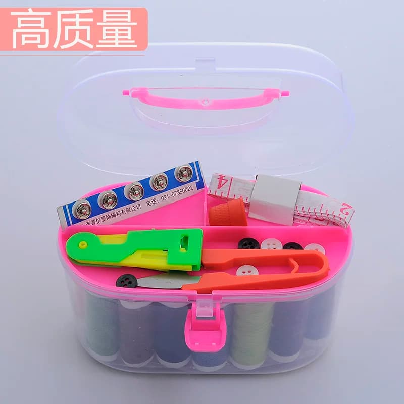 DIY针线盒套装 十字绣针 韩国缝纫线 手提便携式百宝箱缝纫工具箱 - 缩略图5