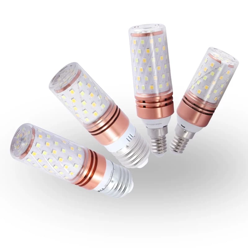 巨祥led三色变光节能玉米灯泡e27e14小螺口蜡烛泡12W家用吊灯光源 - 缩略图5