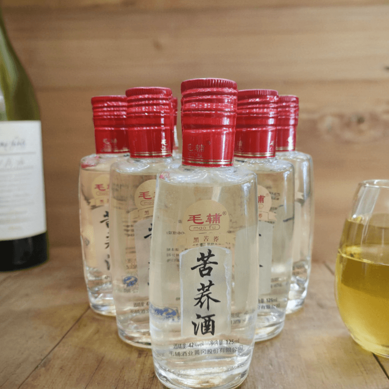 125ml42度毛辅苦荞酒16年老酒陈年露酒网红收藏库存老酒整箱包邮 - 缩略图2