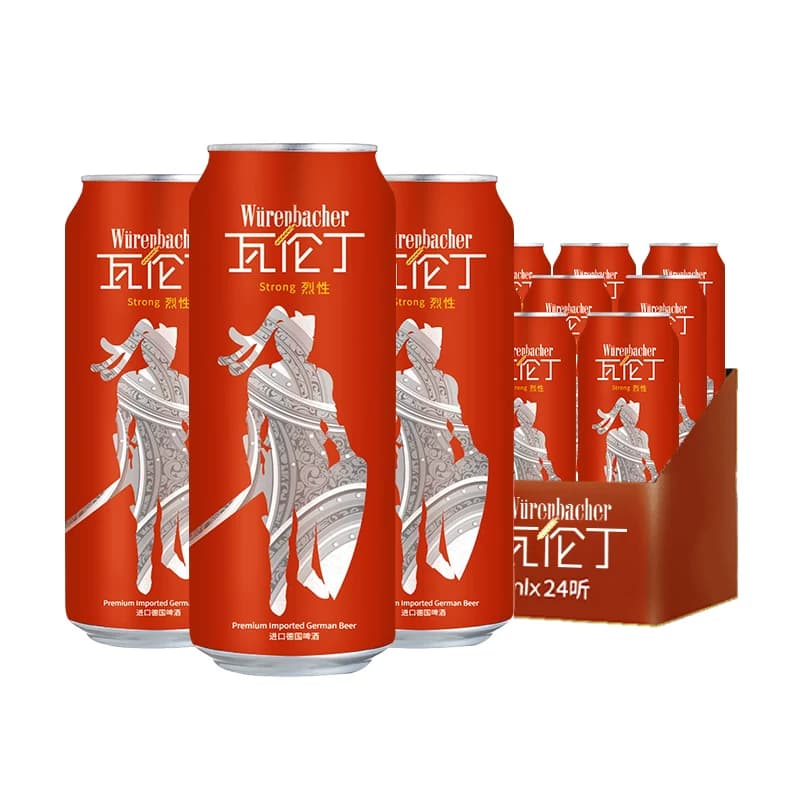瓦伦丁烈性啤酒500ml*24听整箱装德国原装进口啤酒 - 缩略图5