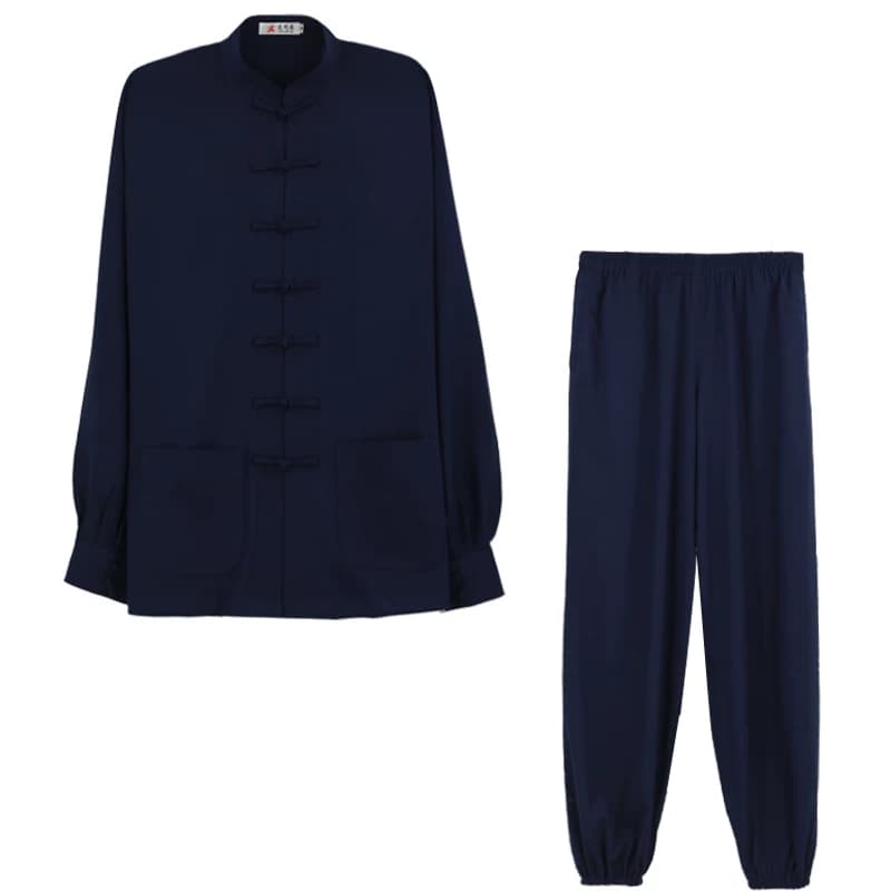 太极服男女款2026新款亚麻夏季道士服武术服装表演服夏太极拳练功 - 缩略图5