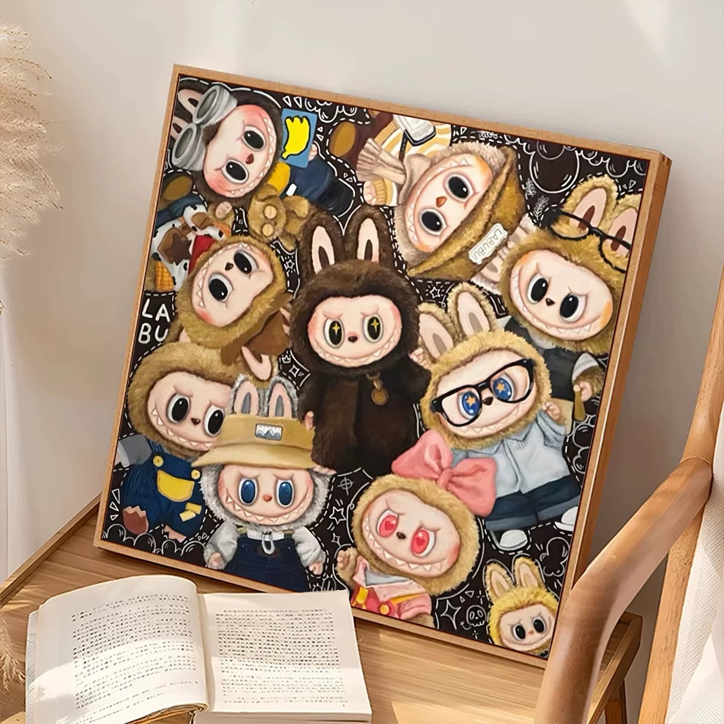 diy拉布布钻石贴画新款儿童手工点粘钻画卡通动漫印花满绣十字绣 - 缩略图2
