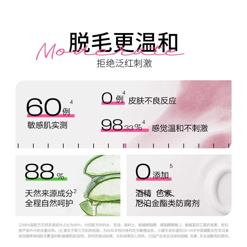 Veet薇婷脱毛膏女腋下不留黑点男女士学生专用比基尼私处身体可用 - 缩略图3