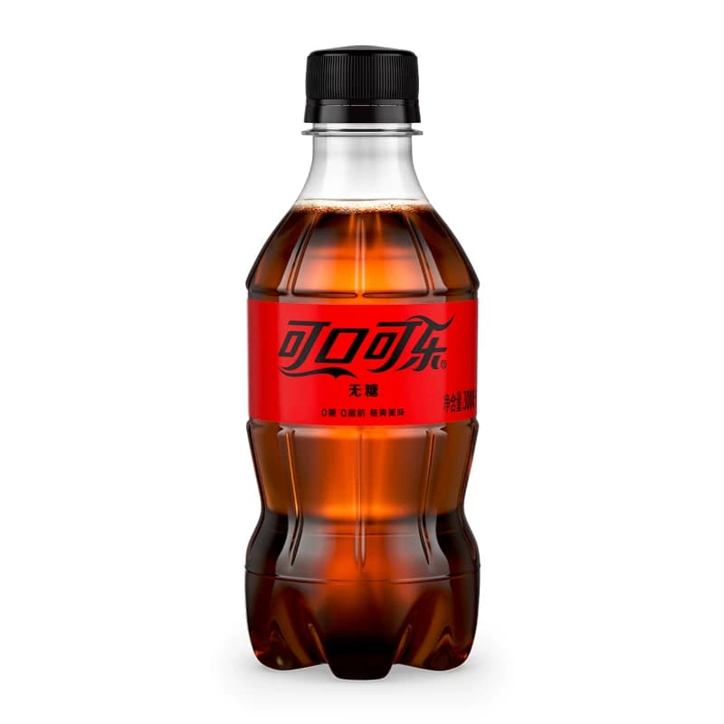 零度无糖可口可乐汽水碳酸饮料300ml*12瓶/24瓶 - 缩略图2