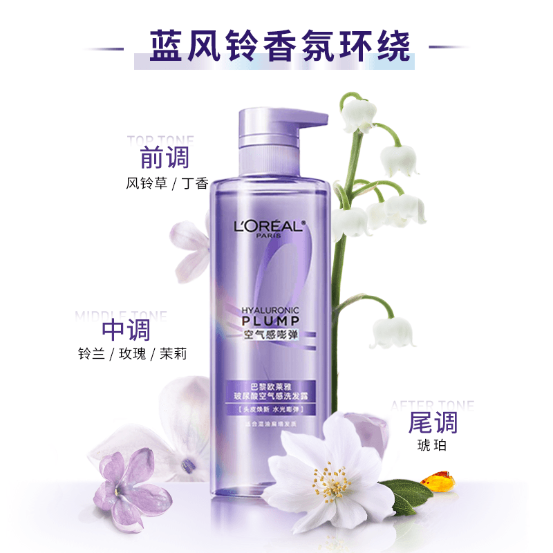 【李佳琦直播间618立即抢购】欧莱雅玻尿酸活力姜洗发水套装* - 缩略图4