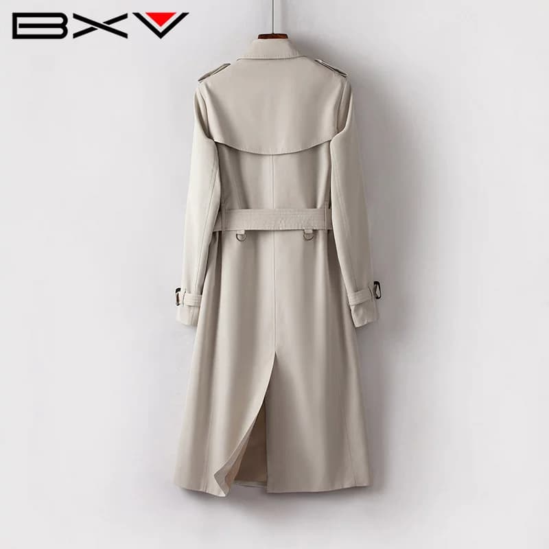 BXV风衣女中长款2026秋季新款英伦风外套小个子大衣经典高级感 - 缩略图5